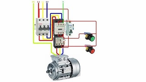 How to wire Direct Online Starter ( DOL ) circuit  - CADe SIMU vs Wiring