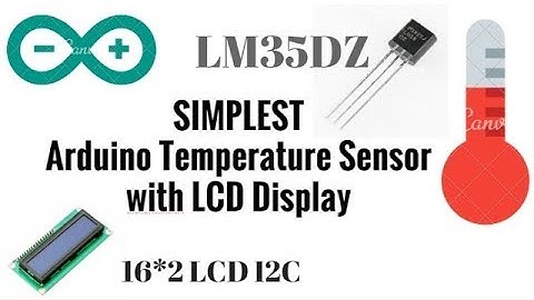Arduino (thermometer) temperature sensor LM35 with LCD display