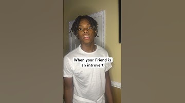 When your Friend is an introvert #funny #comedyskit #introvert