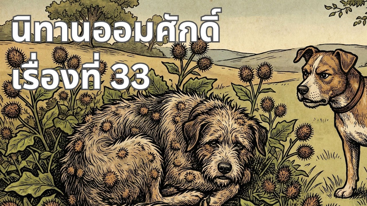 หมากับหญ้าเจ้าชู้ | นิทานออมศักดิ์ | เรื่องที่ 33 | นิทานสั้นสอนใจวัยทำงาน