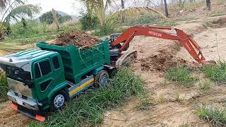 Excavator Hydraulic Hitachi And Nissan Stuck Construction