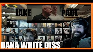 JAKE PAUL - DANA WHITE DISS TRACK (Official Music Video) REACTION Bakery Music