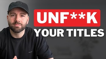 STOP Writing Your Titles Like This, It