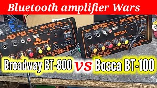 Bluetooth amplifiers , Broadway bt800 vs Bosca bt100 , alin dito ang mas maganda?