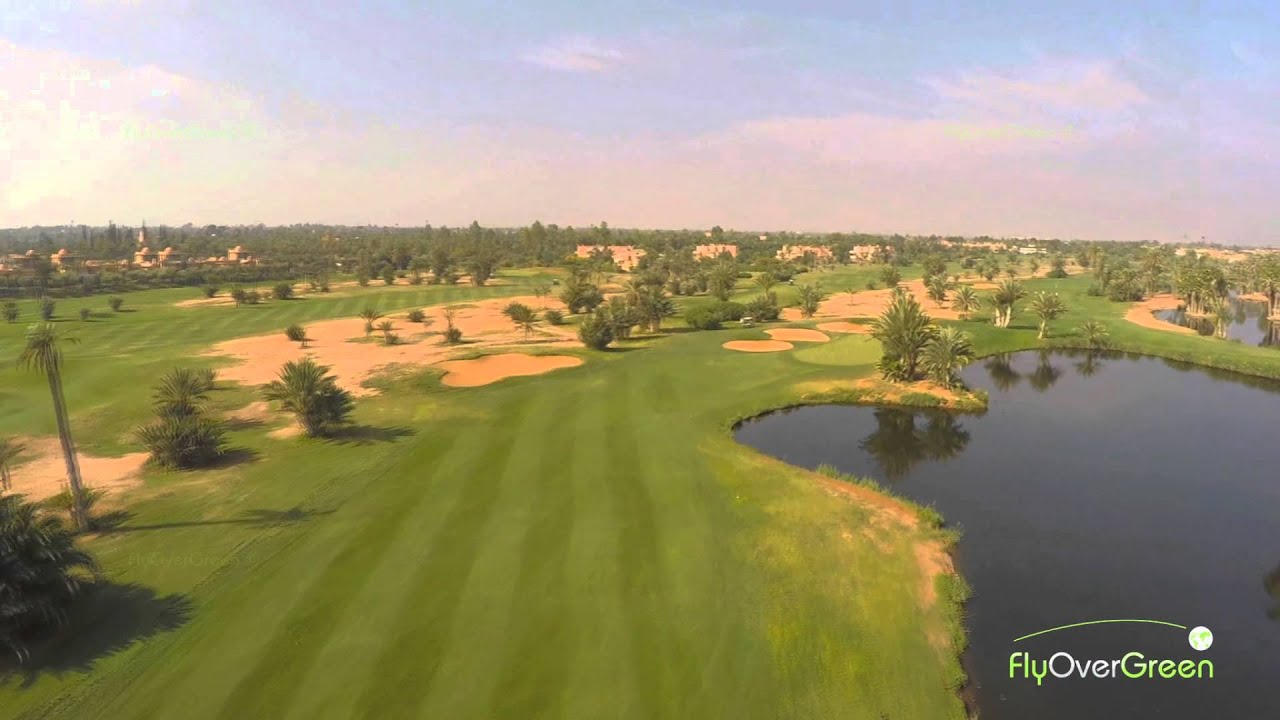 PalmGolf Marrakech Palmeraie - drone aerial video - Jbilettes - Atlas ...