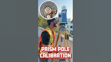 Prism Pole Calibration - Tribrach Method #totalstationsurveytraining #landsurvey