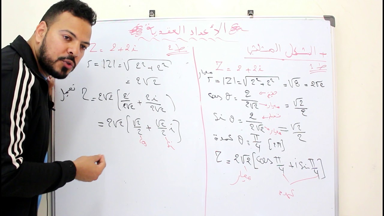 الحلقة 8 : الاستعداد للاستدراكية الرياضيات الاعداد العقدية