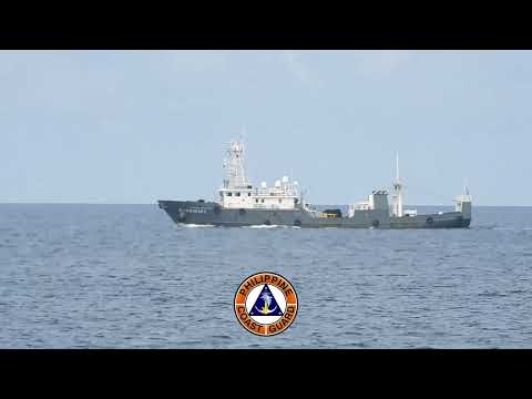 Philippine Coast Guard in standoff with China Coast Guard in disputed waters