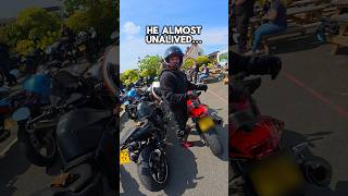 This was almost the END 😥--Yamaha R7📷 Osmo Action 5 pro-(tags:)#funny#fyp#crash #bikelife #viral