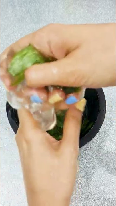 Satisfying CRUSH Mixing & Making of ALOE VERA Slime 💖✨️🎧