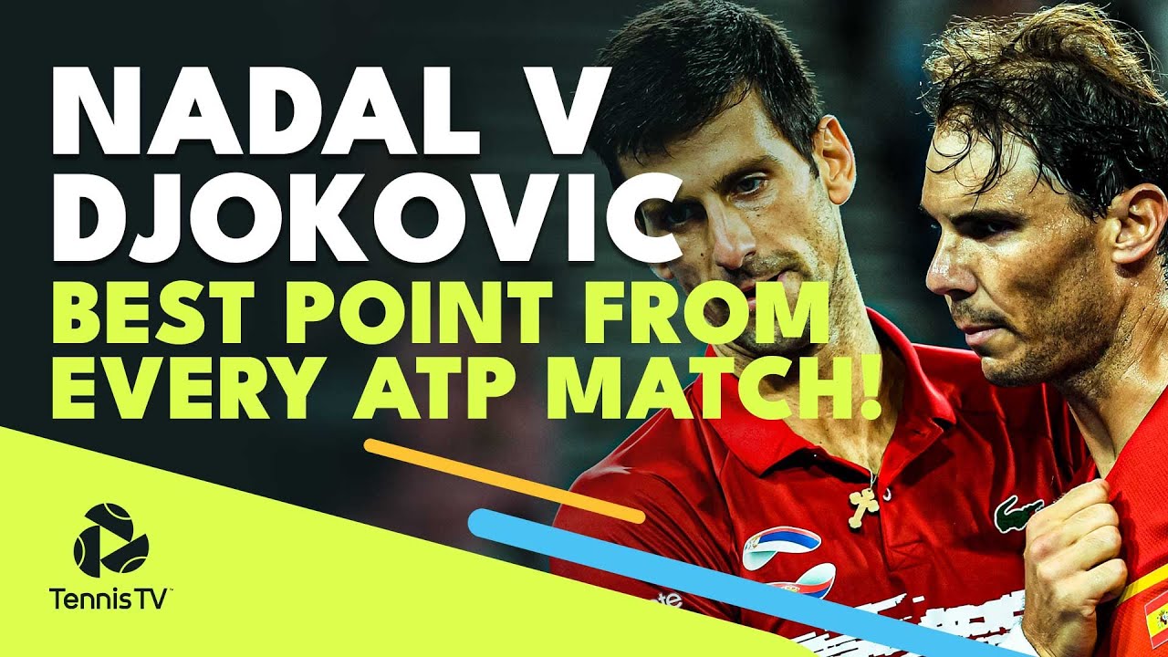 Rafael Nadal vs Novak Djokovic Best Point From EVERY ATP Match Theyve Played!