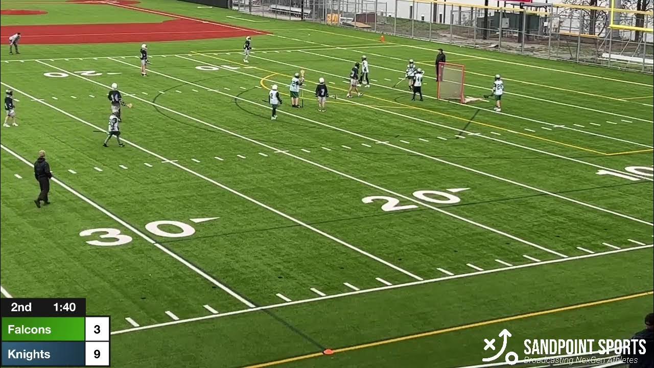 2023 Lax on the Lake B7/8 CDA Falcons White vs LOGOS Knights YouTube