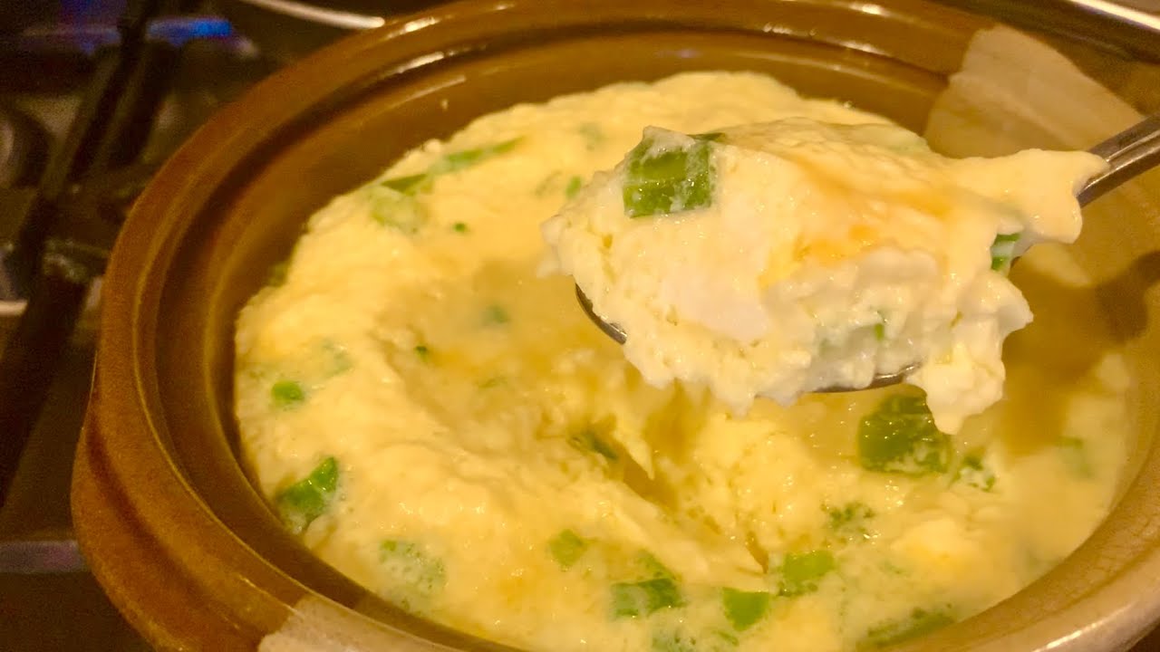 NEW Easy Egg Dish I Make Korean Steamed Egg Custard Souffle with Rice