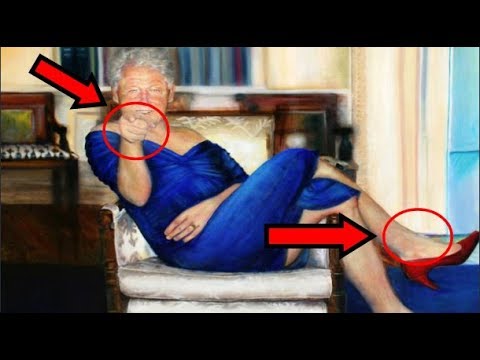 Bill Clinton painting in Jeffrey Epstein's home a 'surprise' to woman who painted president wearing blue dress