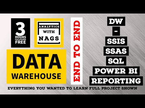 [[ 3 HOURS ]] Data Warehouse Complete Tutorial - SQL + SSIS + SSAS + Power BI - { End to End }