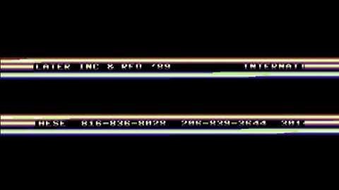 International Network of Chaos &  RFO Intro ! Commodore 64 (C64)