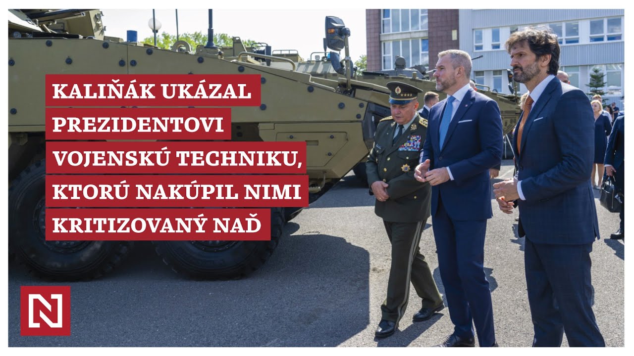 Prehliadka slovenských ťažkých zbraní: tanky, stíhačky F-16 aj húfnice. A čo na ne hovorí Pellegrini