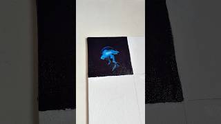 Jellyfish | blue moodboard #ocean#acrylicpainting#artshorts