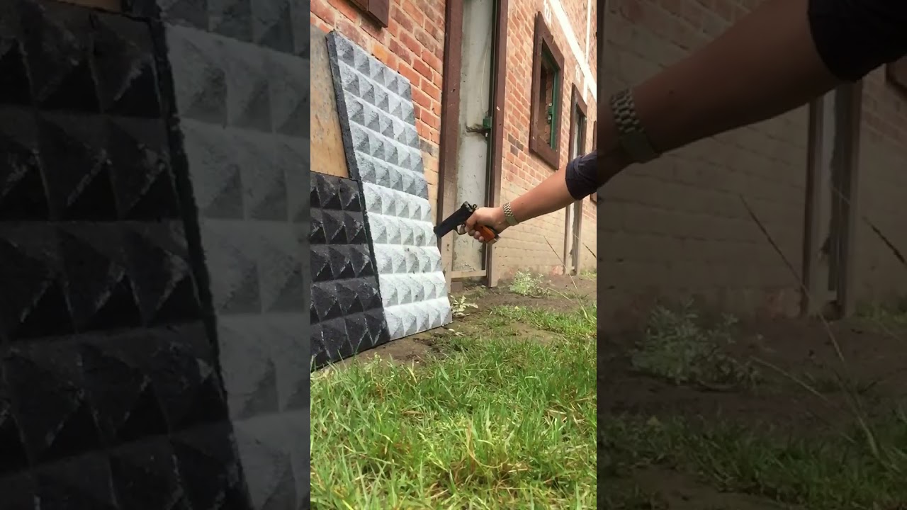 Rubber panels, bullet traps, sound dampening,