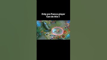 Only pro Franco player can do This 2;#shorts #mlbbm5#franco #mlbb #mobilelegends #xotictre #fyp之