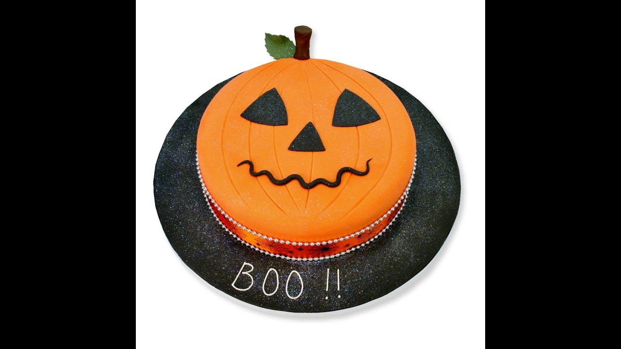 Torta  a forma di zucca,ricetta per  Halloween TUTORIAL