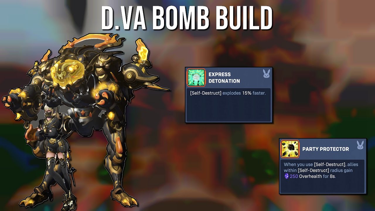 D.Va Bomb is So GOOD in Stadium! | D.Va Bomb Build | Overwatch 2 Stadium 