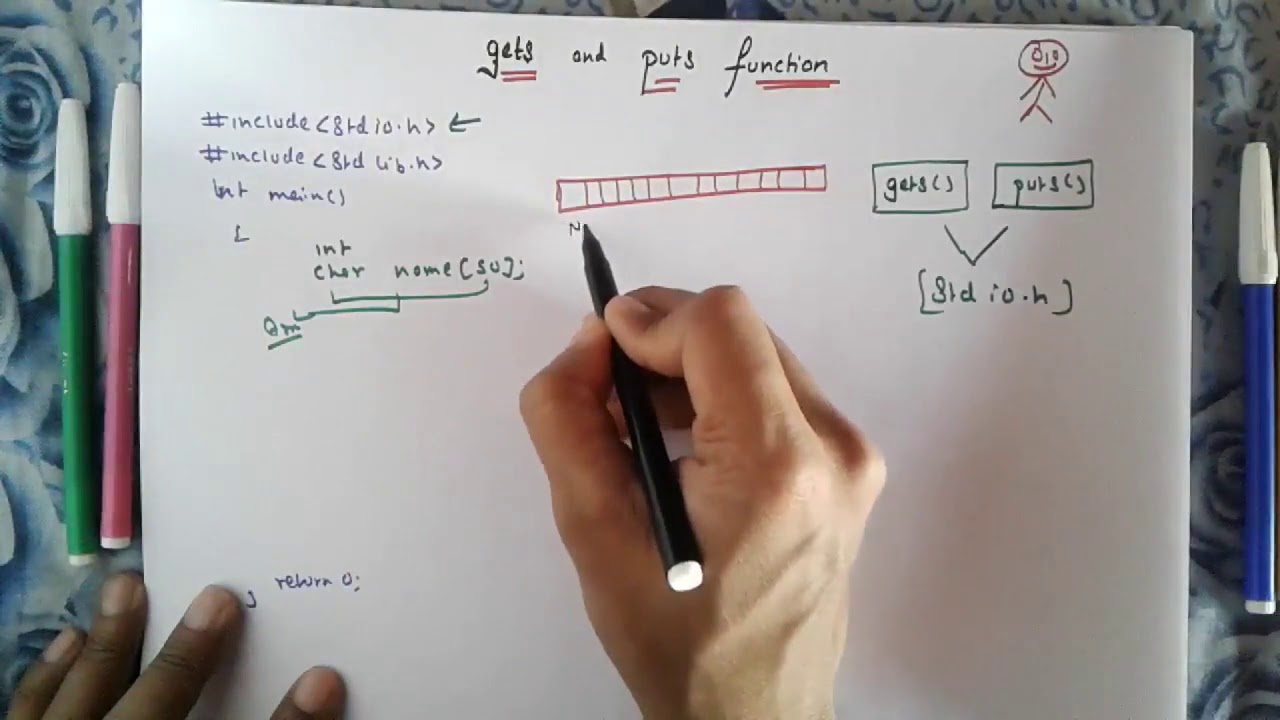 gets and puts Functions in C Language Hindi | - YouTube