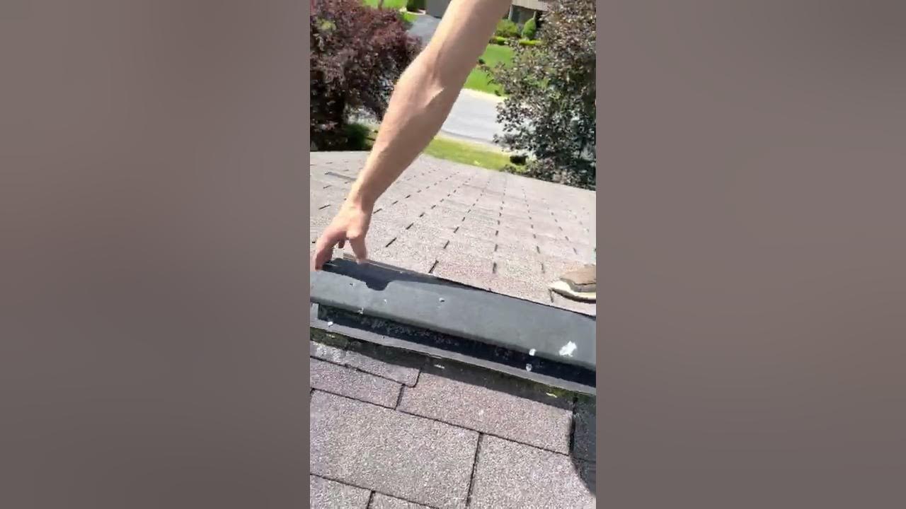 How to repair a leaking ridge vent YouTube