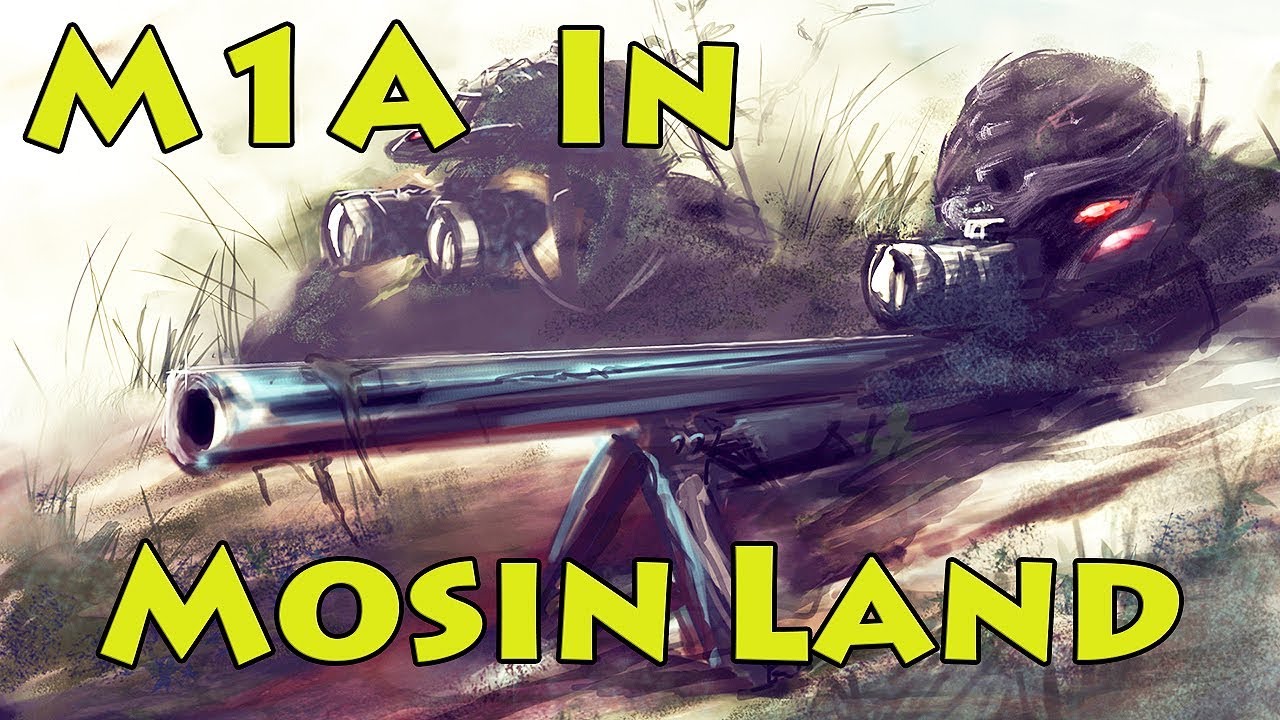 Снайперская винтовка М1А в стране Мосина! — Побег из Таркова