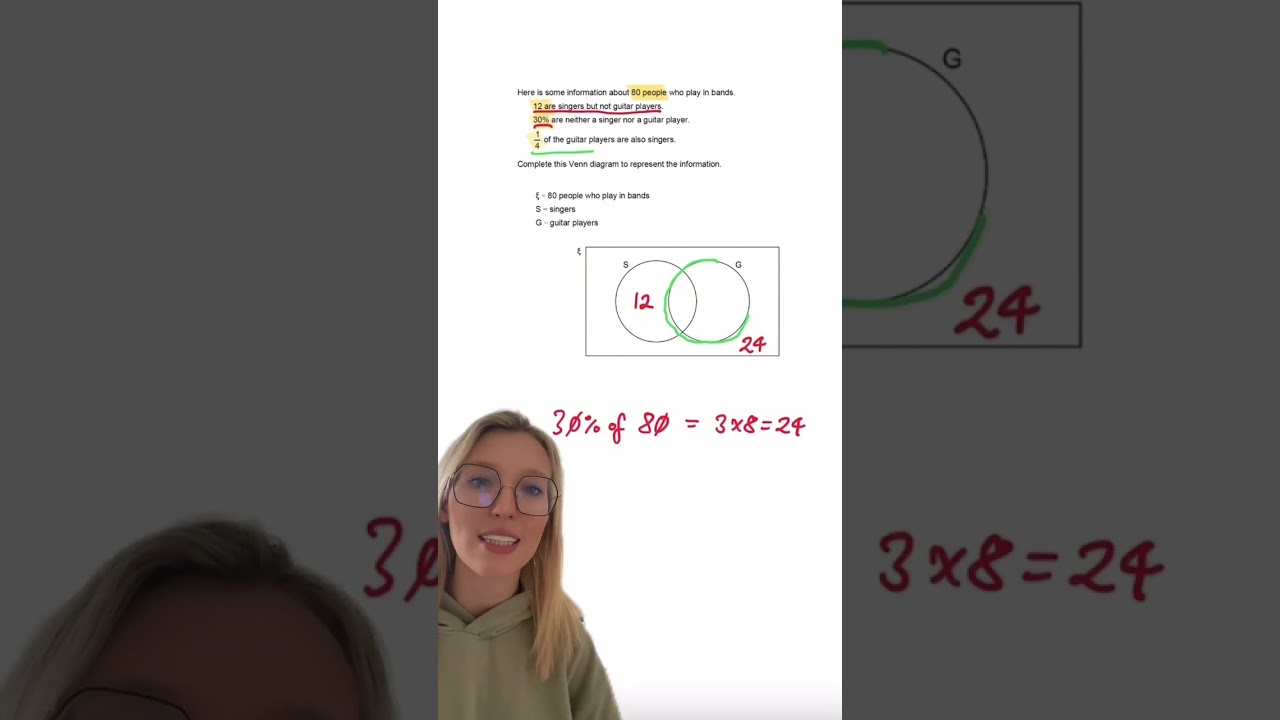 GCSE Maths: Venn Diagrams! #gcse #gcsemaths #maths #revision #exams #gcse2025 #stem