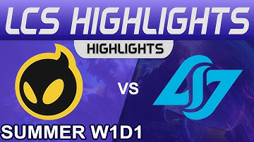 DIG vs CLG Highlights LCS Summer Season 2022 W1D1 Dignitas vs Conter Logic Gaming by Onivia
