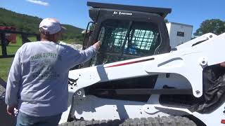 2014 Bobcat T770 Rubber Track Skid Steer With Forestry Package And FRC50 Forestry Cutter For Sale !!