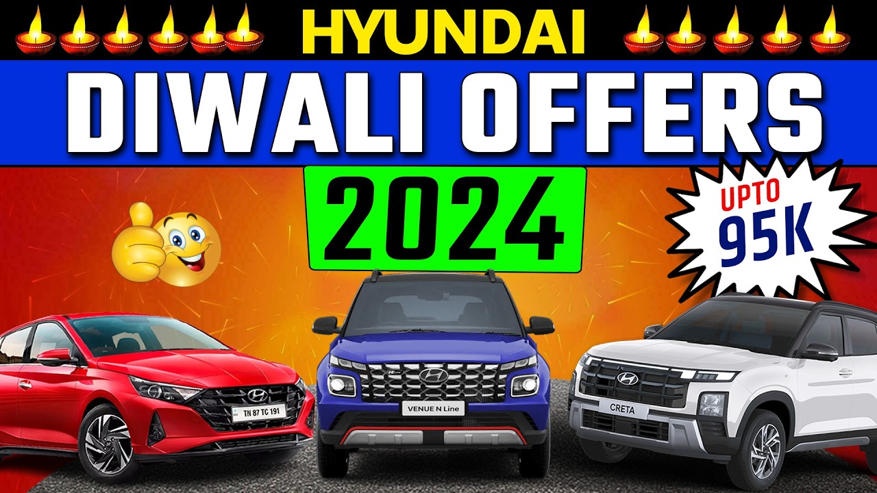 Diwali Discount Offers on Hyundai Cars 2024 | Creta, Verna, i20, Venue ...
