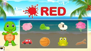 Apprenez des couleurs pour les enfants avec voiture, ballon, couleur animal et mathématique - Vidéo screenshot 5