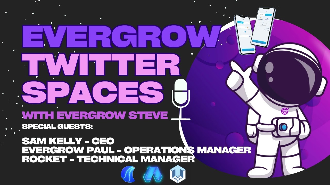 EverGrow Twitter Spaces with EverGrow Steve #44 - 6-25-23 w/Sam, Paul, Rocket - Project update