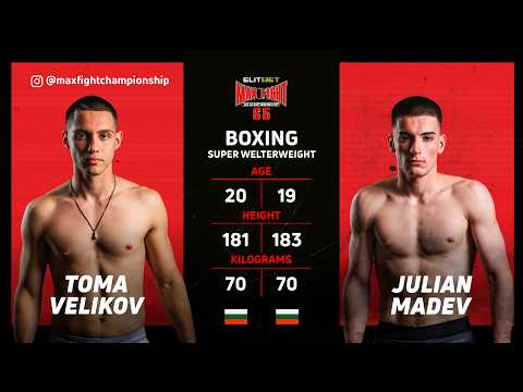 Toma Velikov VS YULIYAN MADEV | MAX FIGHT 65