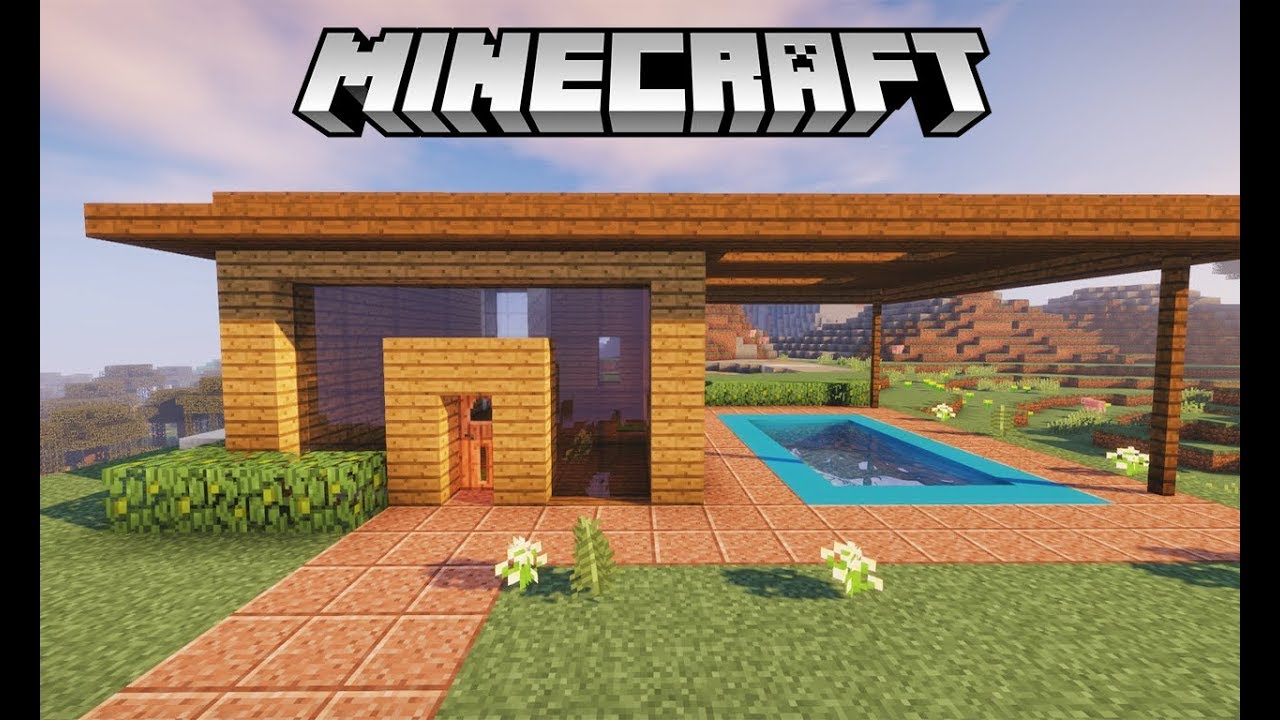 Minecraft I Como Construir Uma Casa Moderna de Madeira [MUNDO QUADRADO] :  r/minecraftbrasil