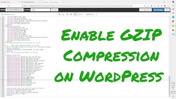 How to Enable GZIP Compression on WordPress @WebsiteLearners  @wpbeginner