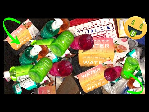 DUMPSTER DIVING - SCORE! Drinks, Snacks, Candy & Merchandise!