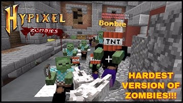 HARDEST VERSION OF ZOMBIES!! | Hypixel zombies Ep 1| Minecraft Call Of Duty Zombies | High wave