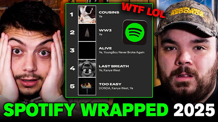 Reacting to 2025 SPOTIFY WRAPPED