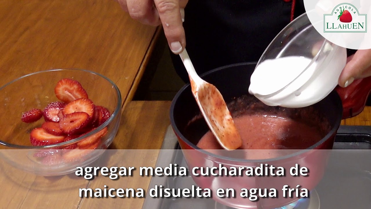 RECETAS LLAHUEN/Cheese cake de frutillas 