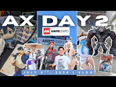 ANIME EXPO 2024 - DAY 2 Cosplay Vlog || Nikke Booth & Exploring Exhibit Hall