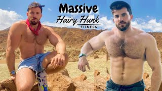 Massive Hairy Hunk - Shirtless Fitness