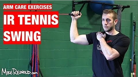 Shoulder IR Diagonal Tennis Swing Exercise - Arm Care Shoulder Program