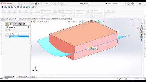 Similarities between Replace Face, Cut With Surface, Thickened Cut In SolidWorks