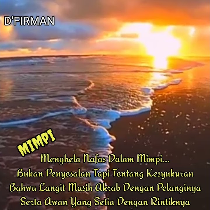 Story WA MIMPI (Anggun C. Sasmi)