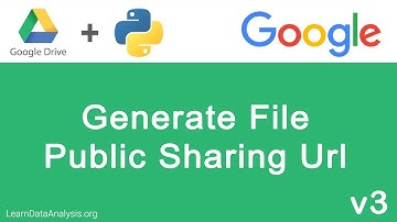 Generate File Sharing URL With Google Drive API in Python