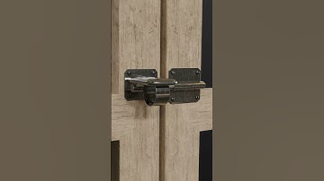Automatic gate latch, lock, simple secret lock