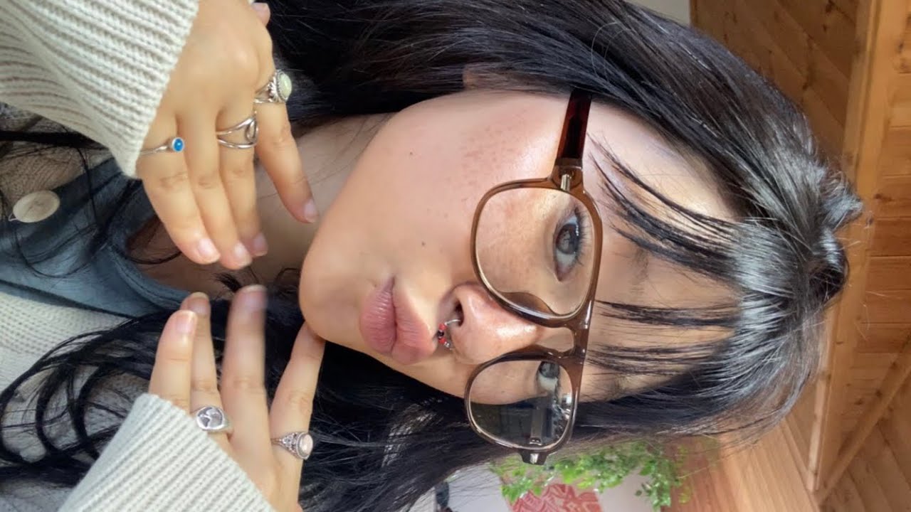 반영구 주근깨 헤나하고 메이크업